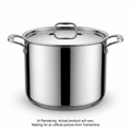 Tramontina Tri-Ply Base Covered Stock Pot, 12 qt