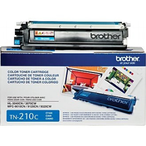 Brother TN210C Cyan Toner Cartridge, Standard Yield