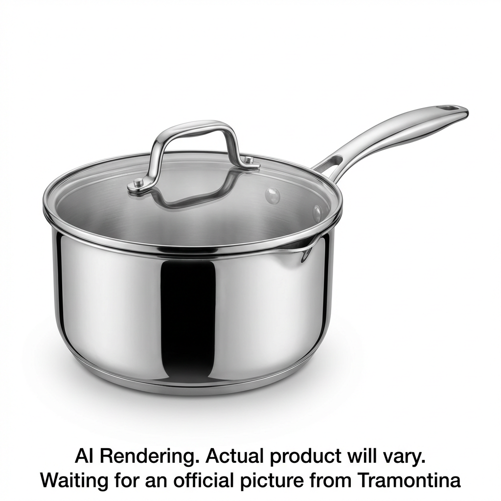 Tramontina 2 Qt Cov Sauce Pan-Allegra-Ss-Nal