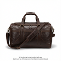 Mancini Leather Carry-On Duffle Bag