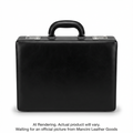 Mancini Leather Expandable Attache Case