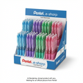 .E-Sharp Mechanical Pencil (0.5mm), (0.7mm) Open Stock Display 72PCS, English