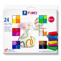 Set Modelling Clay Fimo Soft Basic Colors 24 Color Pack