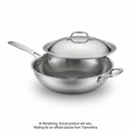 Tramontina Signature 12.5 Inch Tri-Ply Clad Stainless Steel Wok
