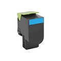 Lexmark CX310, 410, 510 Cyan 2K Toner Cartridge Part no.: 80C0S20