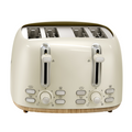 Oster 2210673 4-Slice Toaster with Extra Wide Slots – Modern Matte Oat Milk Finish
