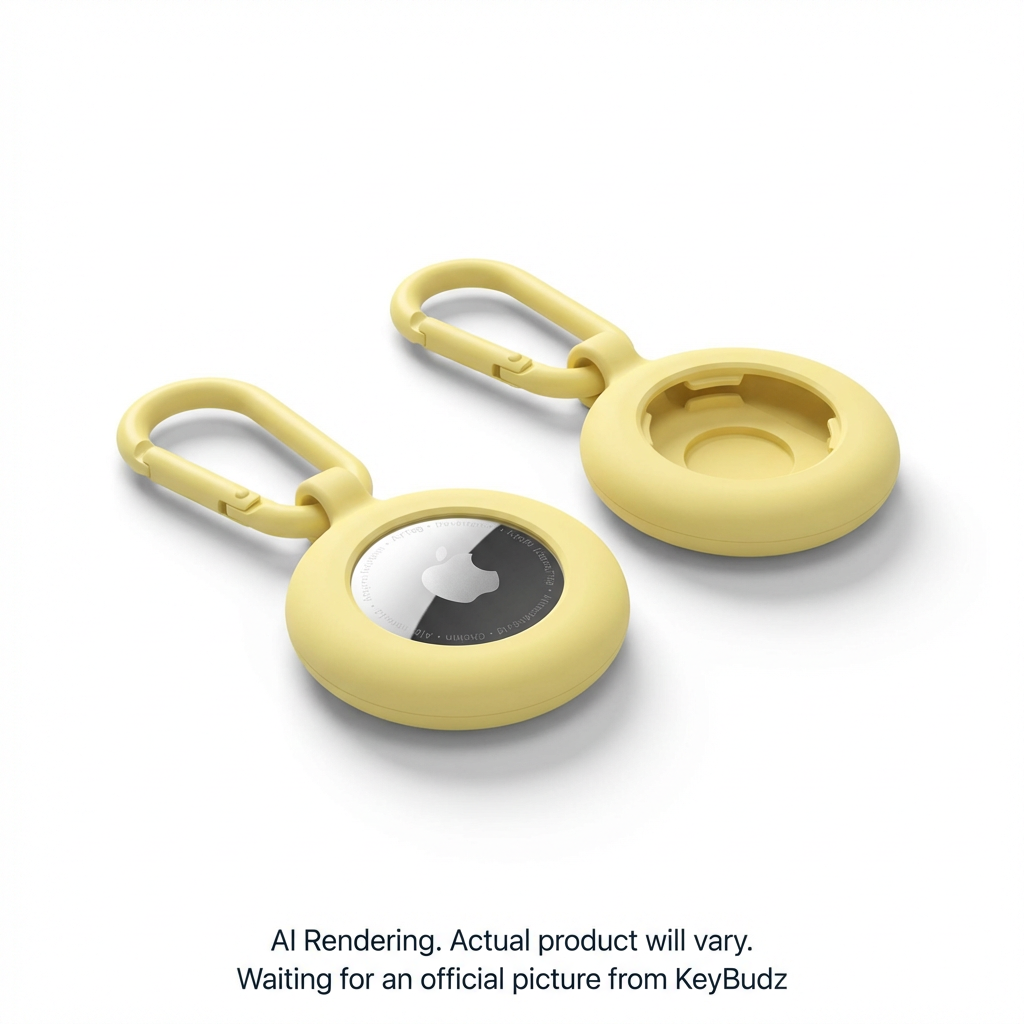 AirTag Secure Dock Pastel Yellow (2 Pack)