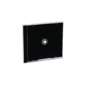 Verbatim CD/DVD JWLCASE 200PK BULK CLEAR/BLK TRAY