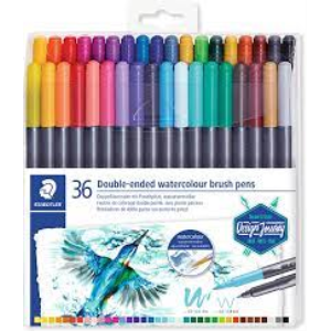 STAEDTLER Double-Ended Watercolour Brush Pen      