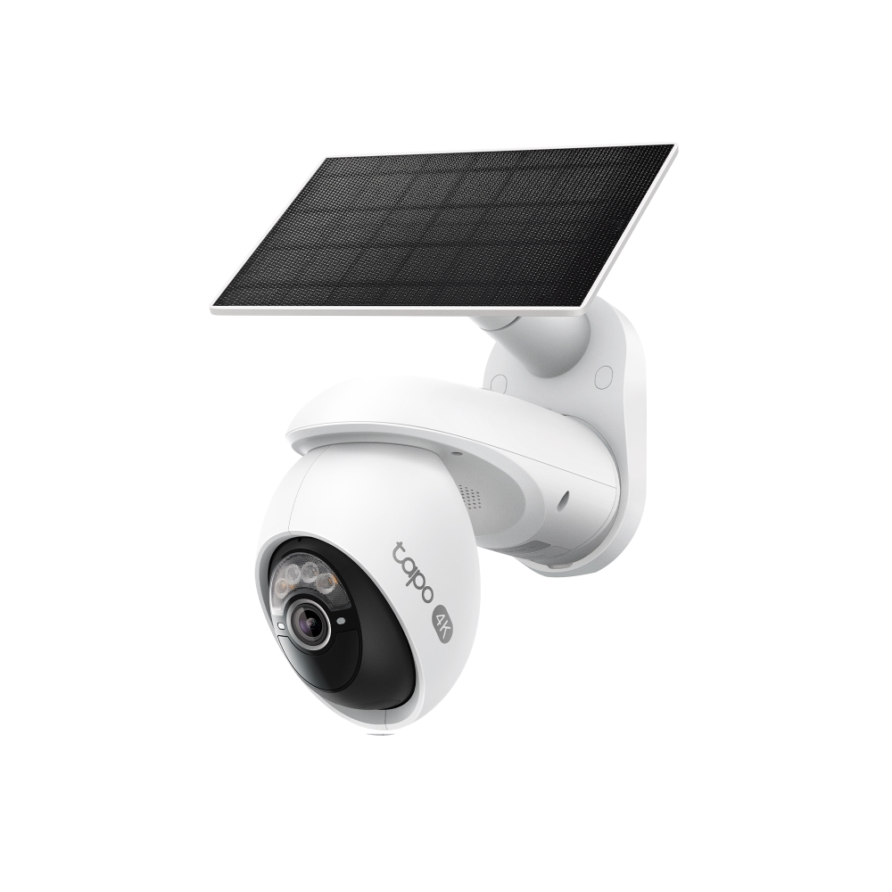 Solar-Powered Pan/Tilt Security Camera Kit