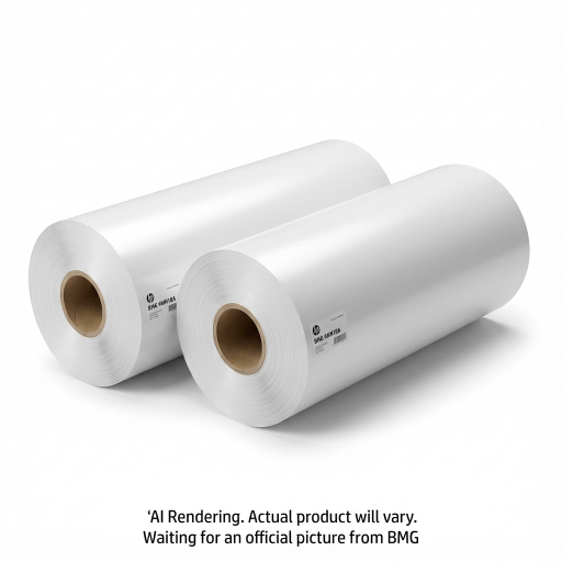 HP Satin Wrapping Paper, 3-in Core - 36in x 500ft, 2 
