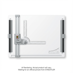 Drawing board incl. draft.head Mars