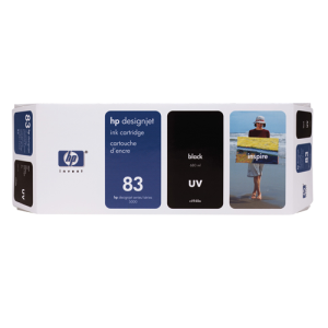 HP No. 83 UV Black Ink Cartridge