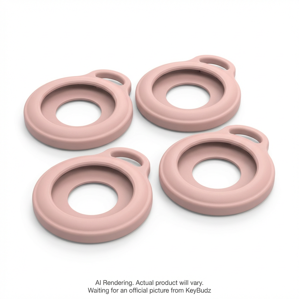 AirTag Secure Dock Blush Pink (4 Pack)