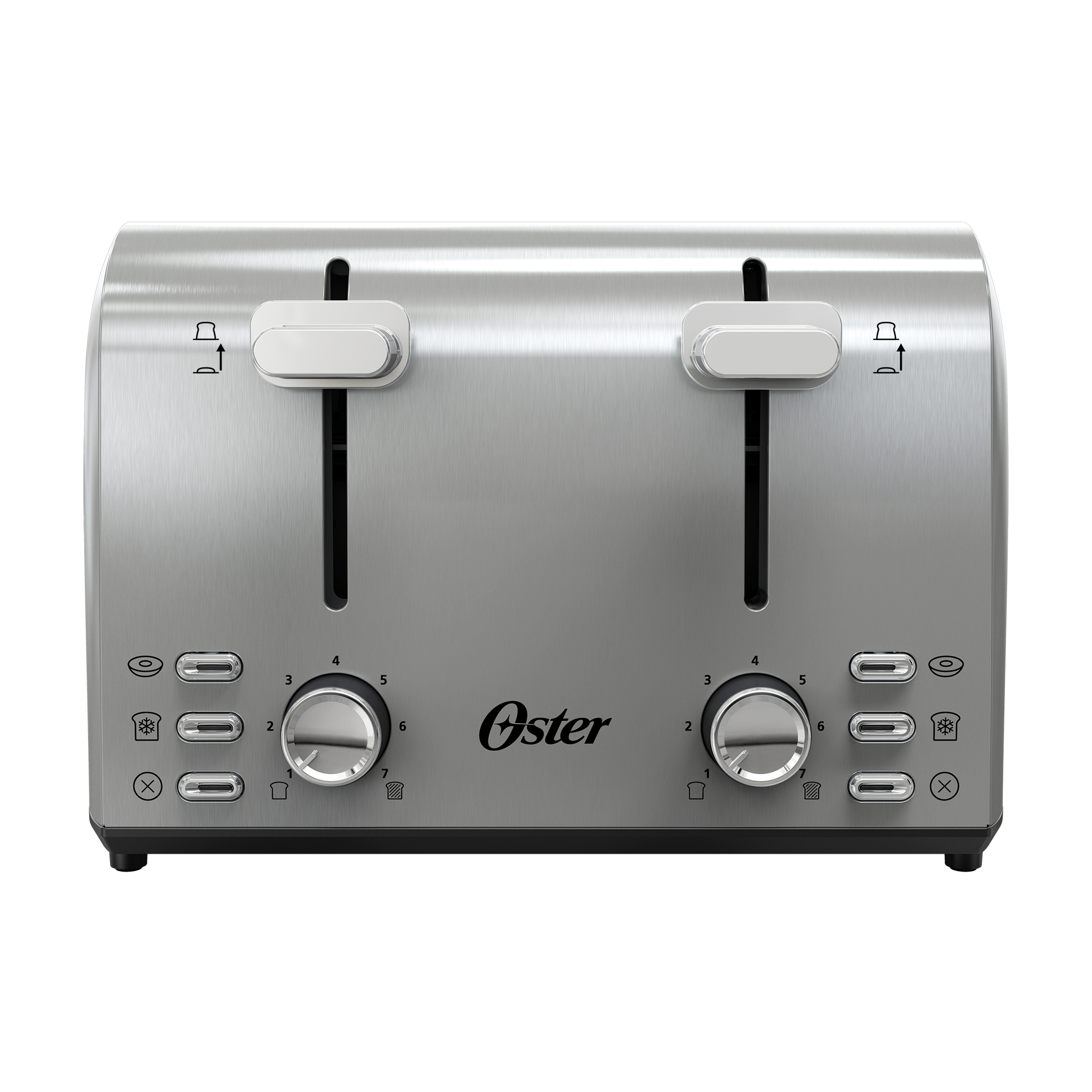 Oster 2215773 4-Slice Toaster – Extra Wide 1.5-Inch Slots & Brushed Stainless Steel