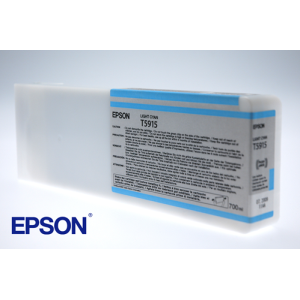 Epson UltraChrome K3 Light Cyan Ink, 700ml, Stylus P