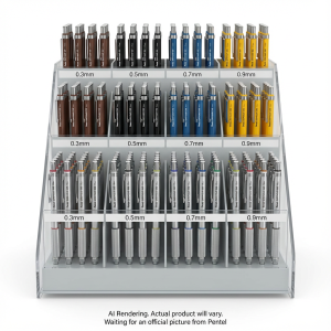 Graphgear 500/800 Mechanical Pencil, Mixed Open Stock Display, 96PCS