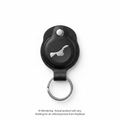 AirTag Snap Ring Keyring Black