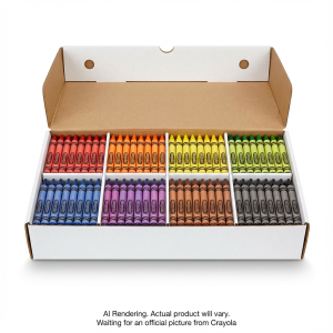 400 Large Crayon Classpack – 8 colours