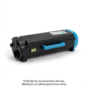 GENUINE XEROX CYAN STANDARD CAPACITY TONER CARTRIDGE, XEROX C325 COLOR PRINTER, (USE & RETURN)