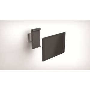 DURABLE Tablet Holder Wall Mount (360 Degree Rotation with Anti-Theft Device) Silver/Charcoal (893323)