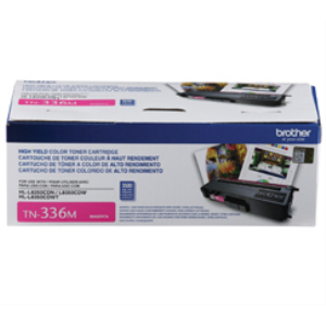 Brother TN336M Magenta Toner Cartridge, High Yield