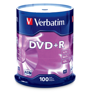Verbatim DVD+R 4.7 16X VRB AZO 100PK SP