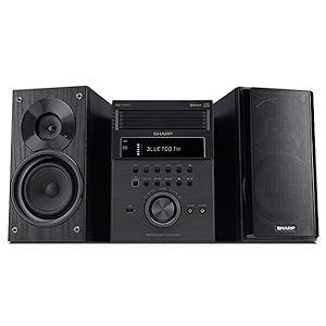 Sharp XL-BH250 5-Disc Micro Shelf Executive Speaker System – 50W, Bluetooth with NFC, USB & Optical Input