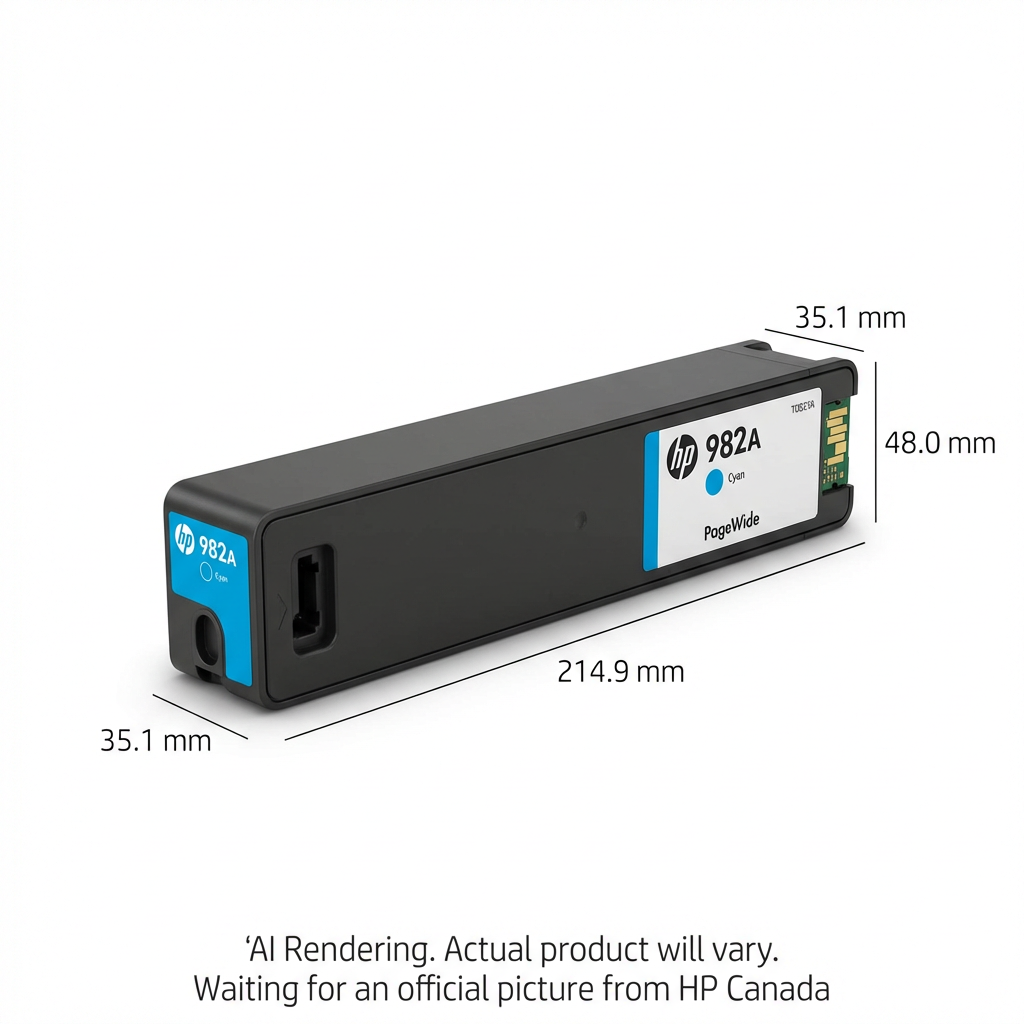 HP 982A Cyan Original PageWide Cartridge