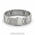 Spectra Series Stainless Steel Apple Watch Strap - Natural (Large)