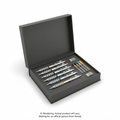 Pentel Arts GraphGear 1000 Premium Mechanical Drafting Pencil Set (0.3mm, 0.5mm, 0.7mm, 0.9mm), 4 Asstorted Leads, Refil