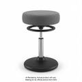 Kore Adjustable Pivot Stool 42-53cm Grey