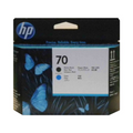 HP 70 Matte Black and Cyan Print Head