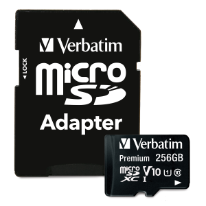 Verbatim 256Gb Prem microSDXC UHS-I V10Cls10 ada