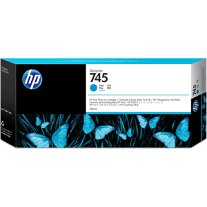 HP 745 300-ml Cyan Ink Cartridge