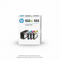 HP 933 CMY/932XL Blk Ink Crtg Combo 4-Pk