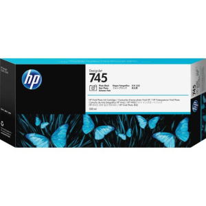 HP 745 300-ml Photo Black Original DesignJet Ink Cartridge (F9K04A) – High-Capacity Pigment Ink for DesignJet Z2600 & Z5
