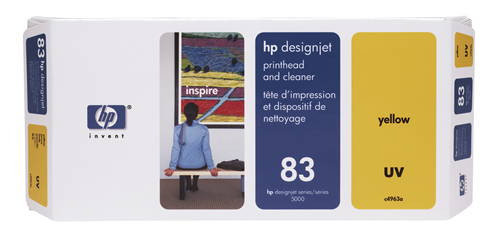 HP No 83 UV Yellow PH and Cleaner