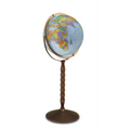 Replogle Treasury Globe 12"/30Cm Diameter Blue Ocean Floor Globe With Metal And Full Meridian (English)