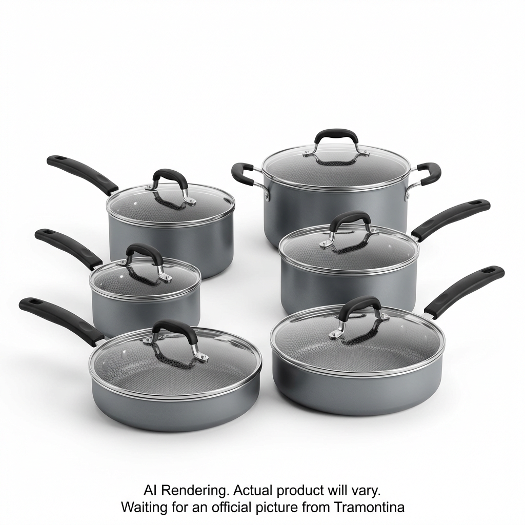 Tramontina 10 Pc Cookware Set - Aluminum, Ns - Stee