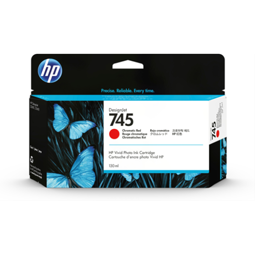 HP 745 130-ml Chrmtc Red Ink Cartridge