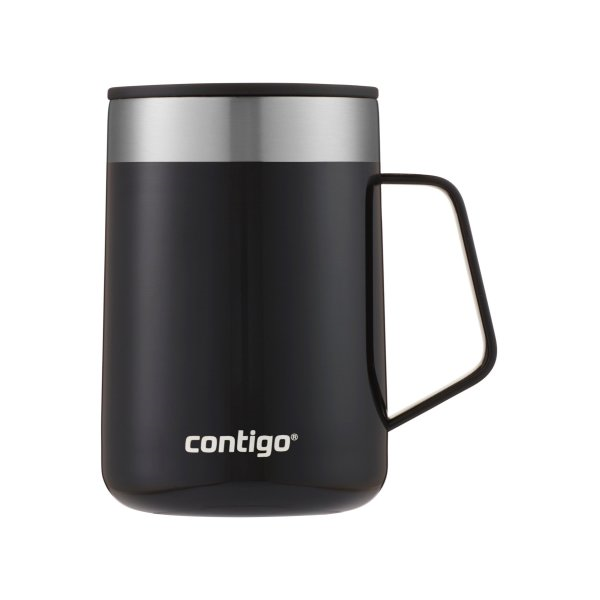 Contigo Streeterville Stainless Steel Vacuum-Insulated Mug, 14 oz (414 mL), Licorice