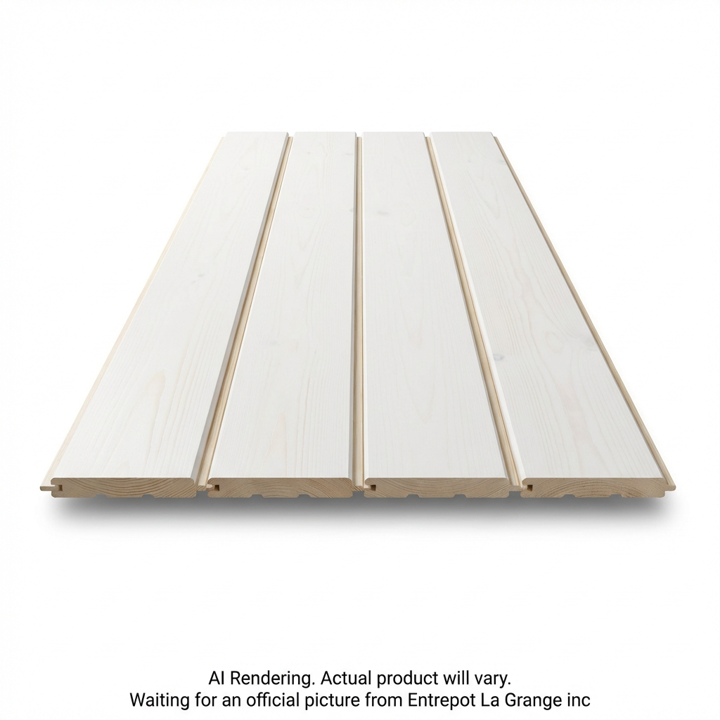 Wall paneling "White", 10.6 sq. ft. pack