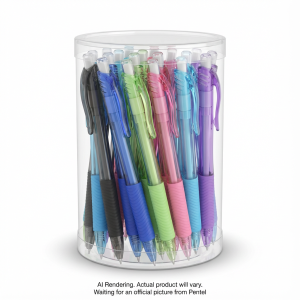 EnerGize-X Mechanical Pencil, (0.5mm) Assorted Colours, Open Stock Display, 72PCS
