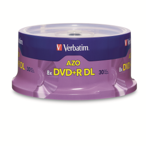 Verbatim #DVD+R DL 8.5GB 8X VBTM 30PK SP