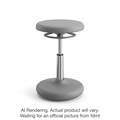 Kore Adjustable Wobble Stool 42-61cm, Grey
