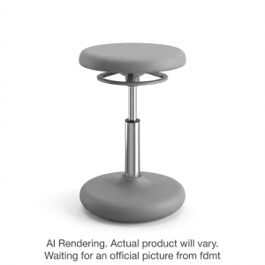 Kore Adjustable Wobble Stool 42-61cm, Grey