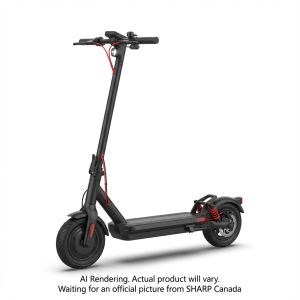 Sharp S10 (EM-KS2) Electric Scooter | 500W Peak Power, 10" Pneumatic Tires & 40km Long-Range | App Control & USB Chargin