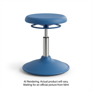 Kore Adjustable Wobble Stool 35-48cm, Blue