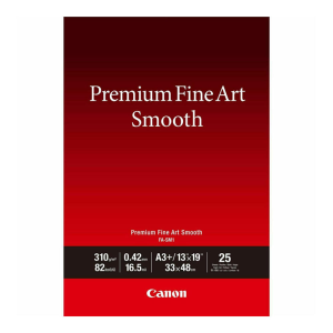 FA-SM1 Premium Fine Art Smooth, A3+/13X19 (25 sheets/pkg)